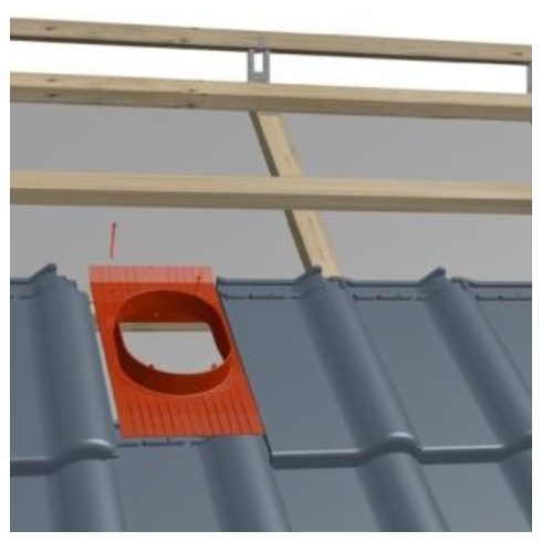 Univerzális strangszellőző garnitúra VIRTUM (d=125 mm)