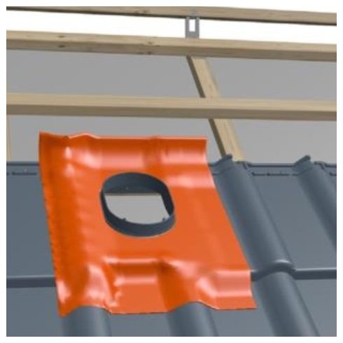 Univerzális strangszellőző garnitúra VIRTUM (d=160 mm)